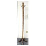 Retro wooden coat rack