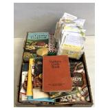 Vintage cookbooks.