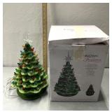 Vintage ceramic Christmas tree with box