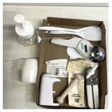 Pampered chef kitchen utensils/other