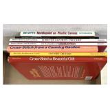 Hardcover crochet/Crosstitch/needle point books