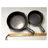2 cast-iron skillet