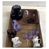 Purple collectible glassware