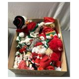 Christmas related beanie babies.