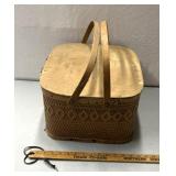 Vintage picnic basket