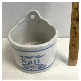 Vintage salt wall hanging crock-(pig crockï¿½