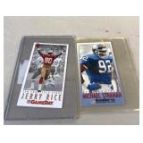 Retro Jerry Rice/Michael Strahan Football Cards