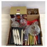 Candles/candle holders