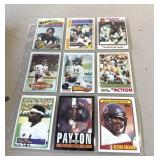 Vintage Walter Payton Football Cards
