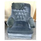 Retro swivel rocking chair