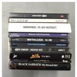 Rock CDs/kiss/Metallica/Black Sabbath