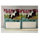 Hammï¿½s beer cardboard, signage