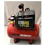 Central pneumatic 100 psi air compressor