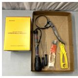 Variety of tools and parts