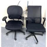 2 Office chairs some ware