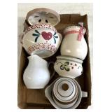 Variety of pottery/decor