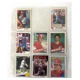 8 vintage Pete Rose baseball cards