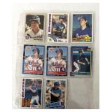 8 Dale Murphy baseball cards