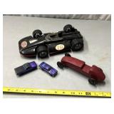 Retro STP Indy racer/vintage wooden car/retro hot