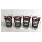 4 coca-Cola glasses