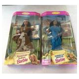 2 American Indian Barbies