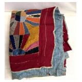 Vintage handmade quilt some ware