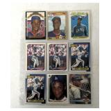 Darrel Strawberry nine baseball cards