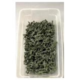 Retro plastic green army men