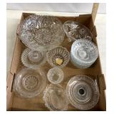 Glass service bowls