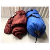 2 sleeping bags