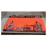 3ï¿½ x 5ï¿½ welcome anglers Keystone beer banner