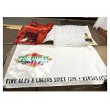 2 beer banners/Boulevard/sauza Diablo