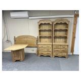 (2) 3 drawer dressers with detachable bookshelves