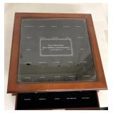 Coin collector box the United States, silver