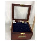 Coin collecting box