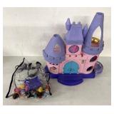 Little people castle playset with figures