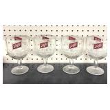 Schlitz retro beer glasses