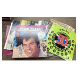 1950s through 1980s era records/other