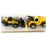 Metal and plastic sandbox and loaders