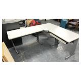 Corner office desk 75" x 63" approximately