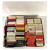 Retro eight track tapes