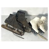 Vintage ice skates