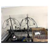 2 Jeff Gordon, themed lamps with inserts