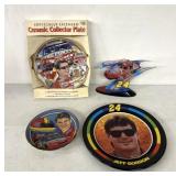 Jeff Gordon #24 - plates & sculpture