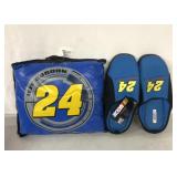 Jeff Gordon #24 - pillow & slippers Size 10