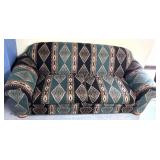 Western pattern themed sofa, couch