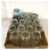 Variety of canning jars