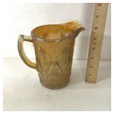 Carnival glass, pitcher