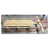 Antique snow sled