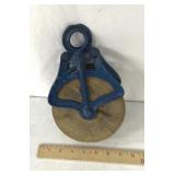 Wooden/metal pulley